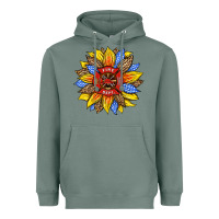 Sage firefighter sunflower Heavyweight Hoodie - HRA Design Shop