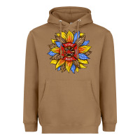 Toasted Coconut firefighter sunflower Heavyweight Hoodie - HRA Design Shop
