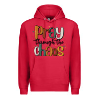 Cardinal pray throthe chaos Premium Hoodie - MaliasSmallBusiness