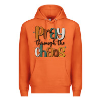 Carrot pray throthe chaos Premium Hoodie - MaliasSmallBusiness