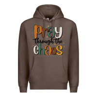 Coffee pray throthe chaos Premium Hoodie - MaliasSmallBusiness
