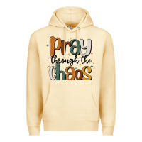 Pina Colada pray throthe chaos Premium Hoodie - MaliasSmallBusiness