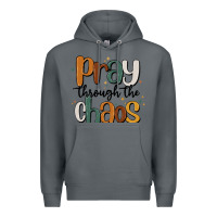 Rock pray throthe chaos Premium Hoodie - MaliasSmallBusiness