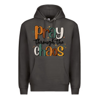 Smoke pray throthe chaos Premium Hoodie - MaliasSmallBusiness