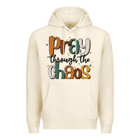 Tofu pray throthe chaos Premium Hoodie - MaliasSmallBusiness