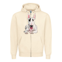 Sandshell bull terrier Zipper Hoodie - RanaPortraitStore