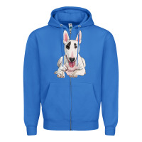 True Royal bull terrier Zipper Hoodie - RanaPortraitStore