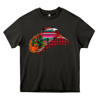 Asphalt Christmas Cowboy Heavy Core Tee - CowhideDigitalArt