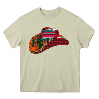 Mossy Christmas Cowboy Heavy Core Tee - CowhideDigitalArt