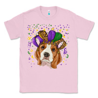 Bubblegum Pink mardi gras beagle Classic Tee - RanaPortraitStore
