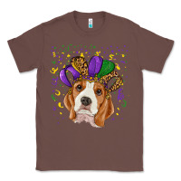 Chestnut mardi gras beagle Classic Tee - RanaPortraitStore