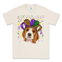 Natural mardi gras beagle Classic Tee - RanaPortraitStore