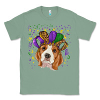 Sage mardi gras beagle Classic Tee - RanaPortraitStore
