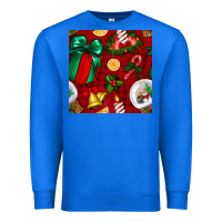 True Royal christmas snow globe seamless pattern Premium Sweatshirt - BundleAndBundleShop