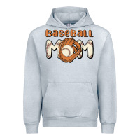 Heather Grey baseball mom Urban Hoodie - MaliasSmallBusiness