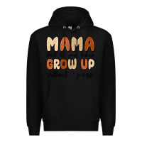 Black mama dont let your babies grow up without jesus Premium Hoodie - MaliasSmallBusiness