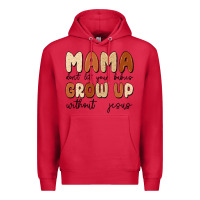 Cardinal mama dont let your babies grow up without jesus Premium Hoodie - MaliasSmallBusiness