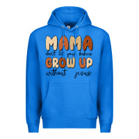 True Royal mama dont let your babies grow up without jesus Premium Hoodie - MaliasSmallBusiness