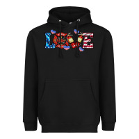 Black firefighter love Heavyweight Hoodie - HRA Design Shop