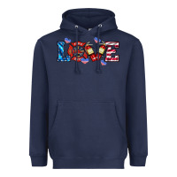 Navy firefighter love Heavyweight Hoodie - HRA Design Shop