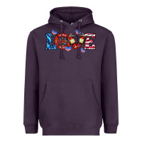 Plum firefighter love Heavyweight Hoodie - HRA Design Shop
