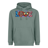 Sage firefighter love Heavyweight Hoodie - HRA Design Shop
