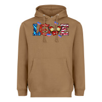 Toasted Coconut firefighter love Heavyweight Hoodie - HRA Design Shop