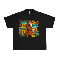 Black horse sunflowers turquoise wooden serape leopard Urban Heavy Tee - Artiststas