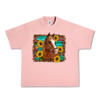 Salmon horse sunflowers turquoise wooden serape leopard Urban Heavy Tee - Artiststas
