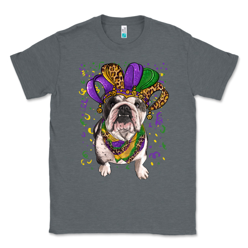 Mardi Gras Hat  English Bulldog Classic Tee by RanaPortraitStore | Teevron
