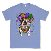 Colony Blue mardi gras hat  english bulldog Classic Tee - RanaPortraitStore