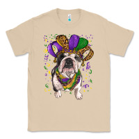 Mushroom mardi gras hat  english bulldog Classic Tee - RanaPortraitStore