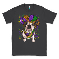 Smoke mardi gras hat  english bulldog Classic Tee - RanaPortraitStore