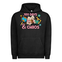 Pigment Black 100 days of coffe and chaos Urban Hoodie - MaliasSmallBusiness