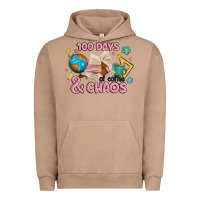 Pigment Burro 100 days of coffe and chaos Urban Hoodie - MaliasSmallBusiness