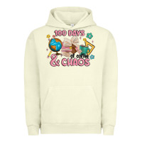 Pigment Pistachio 100 days of coffe and chaos Urban Hoodie - MaliasSmallBusiness