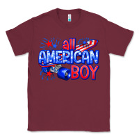 Burgundy all american boy billie wilder Classic Tee - texasbilliewilder