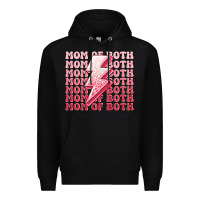 Black mom of both girls Premium Hoodie - MaliasSmallBusiness