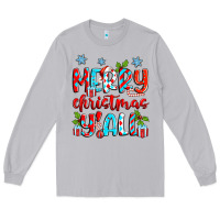 Moon Dust merry christmas y'all Long Sleeve Tee - Zillion Design Studio