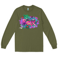 Army Green halloween boo with cancer ribbon Long Sleeve Tee - AdoDesignShop