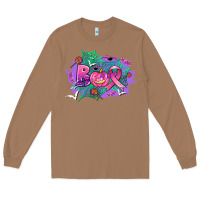 Toasted Coconut halloween boo with cancer ribbon Long Sleeve Tee - AdoDesignShop