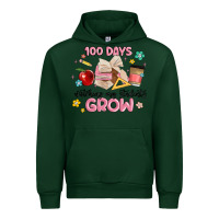Forest Green 100 days of watching my students grow Urban Hoodie - MaliasSmallBusiness