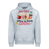 Heather Grey 100 days of watching my students grow Urban Hoodie - MaliasSmallBusiness
