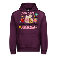 Mauve Wine 100 days of watching my students grow Urban Hoodie - MaliasSmallBusiness