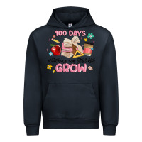 Navy 100 days of watching my students grow Urban Hoodie - MaliasSmallBusiness