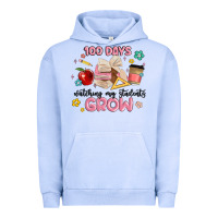 Pigment Grape Ice 100 days of watching my students grow Urban Hoodie - MaliasSmallBusiness