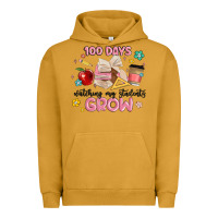 Pigment Peanut Butter 100 days of watching my students grow Urban Hoodie - MaliasSmallBusiness