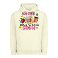 Pigment Pistachio 100 days of watching my students grow Urban Hoodie - MaliasSmallBusiness