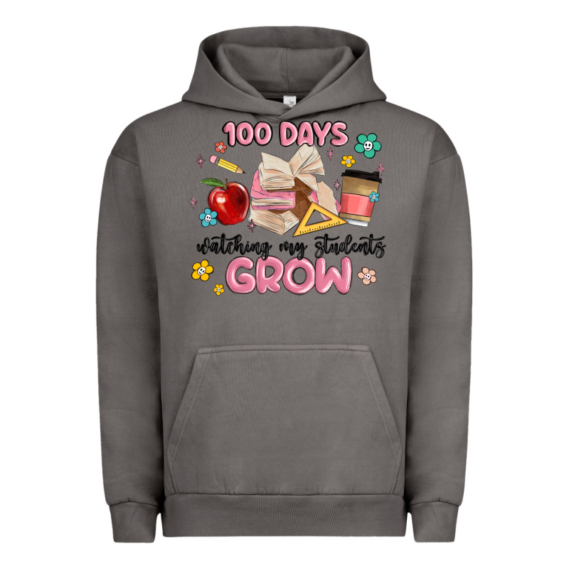 100 Days Of Watching My Students Grow Urban Hoodie by MaliasSmallBusiness | Teevron