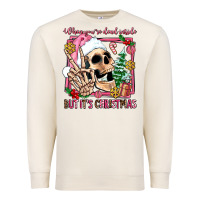 When You're Dead Inside But It's Christmas Premium Sweatshirt | Teevron